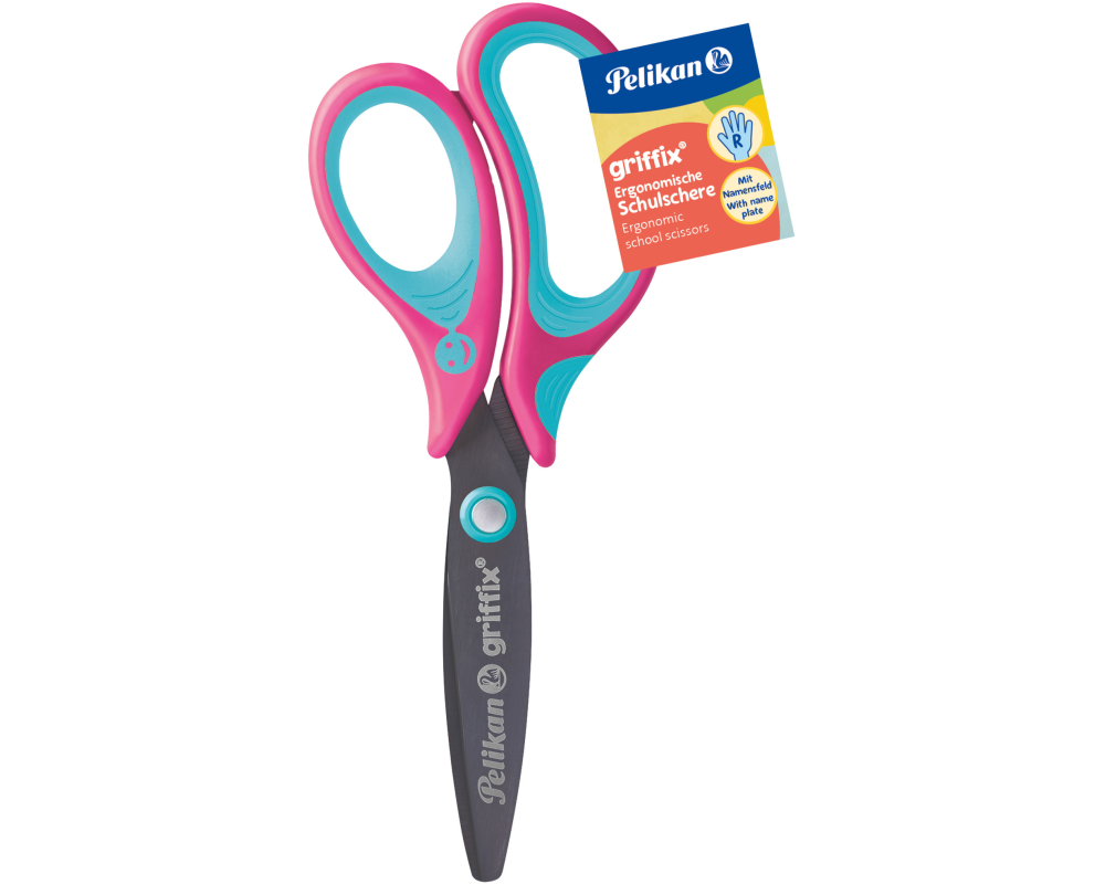 PELIKAN Schere Griffix 819022 Lovely Pink, Rechtshänder