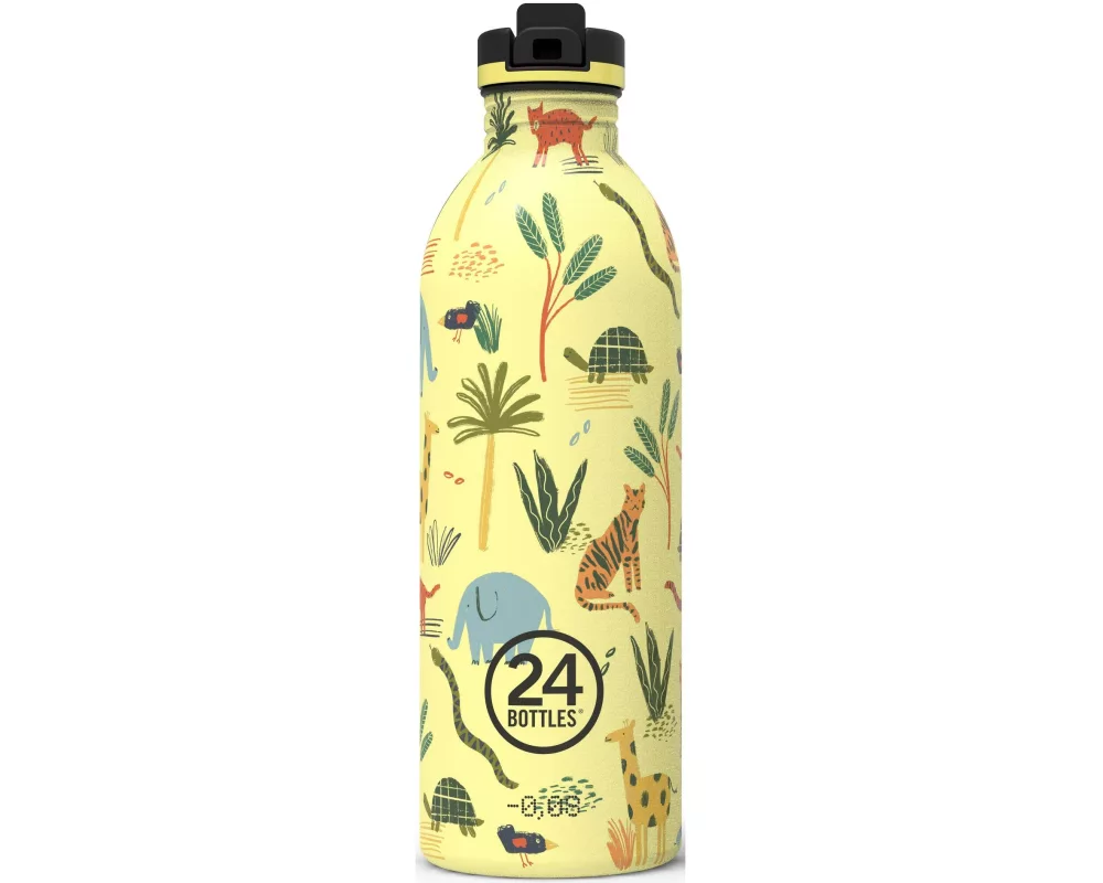 24Bottles Trinkflasche Urban mit Sportdeckel 500 ml, Jungle Friends