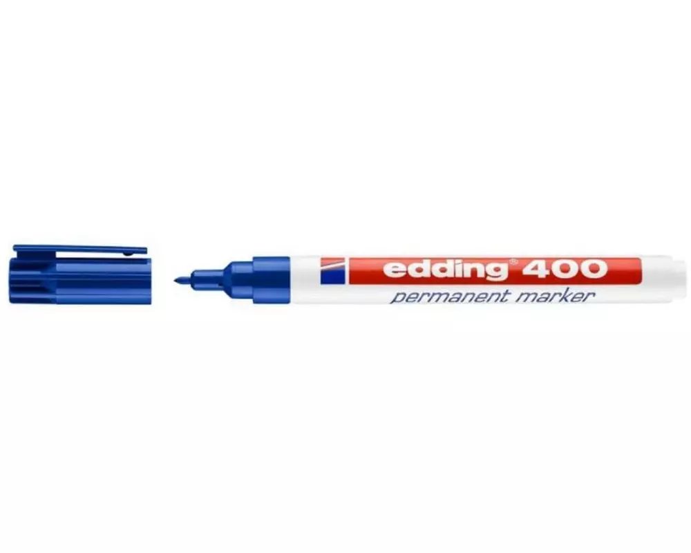 edding Permanent-Marker 400 Blau, im Blister