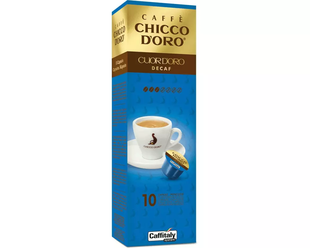 Chicco d'Oro Kaffeekapseln Caffitay System Cuor d'Oro decaf 10 Stück