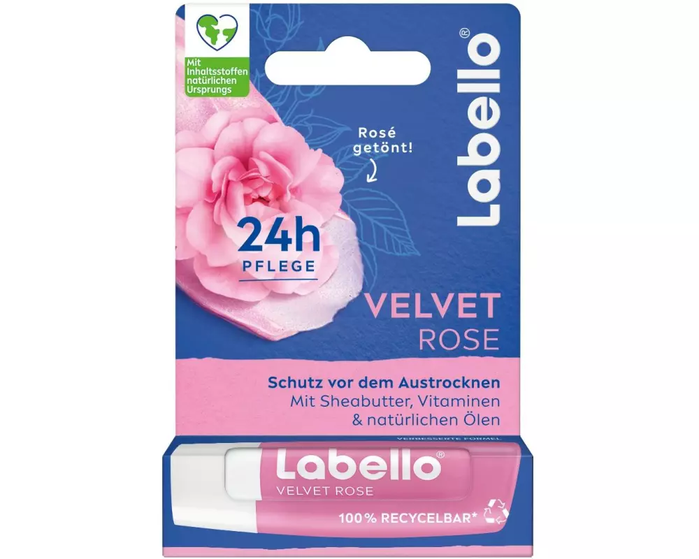 LABELLO Lippenpflege Labello Velvet Rose 4.8 g