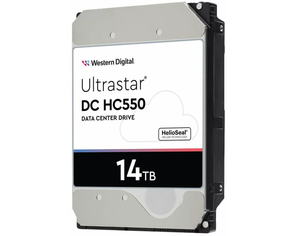 Western Digital Ultrastar DC HC550, 3.5inch, 14TB, 512MB, 7200RPM, SATA, ULTRA, 512E, SE, NP3