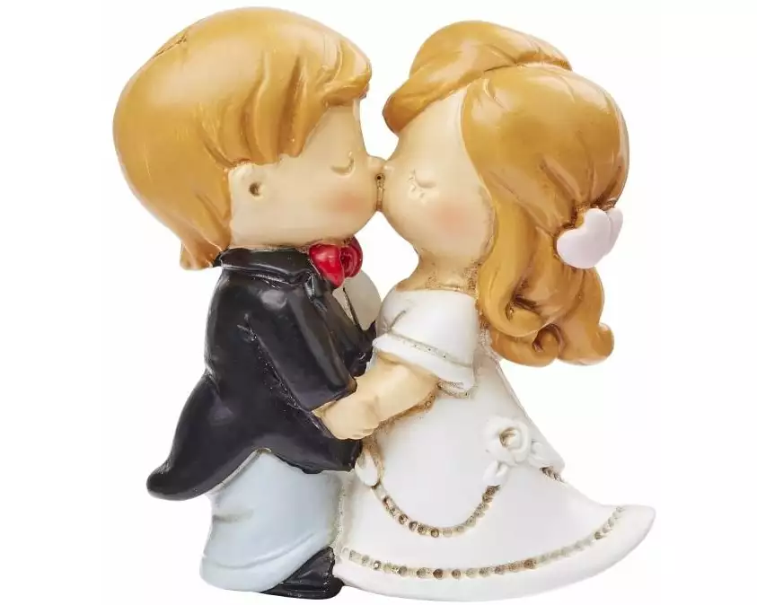HobbyFun Mini-Figur Brautpaar 2D 4.5 cm
