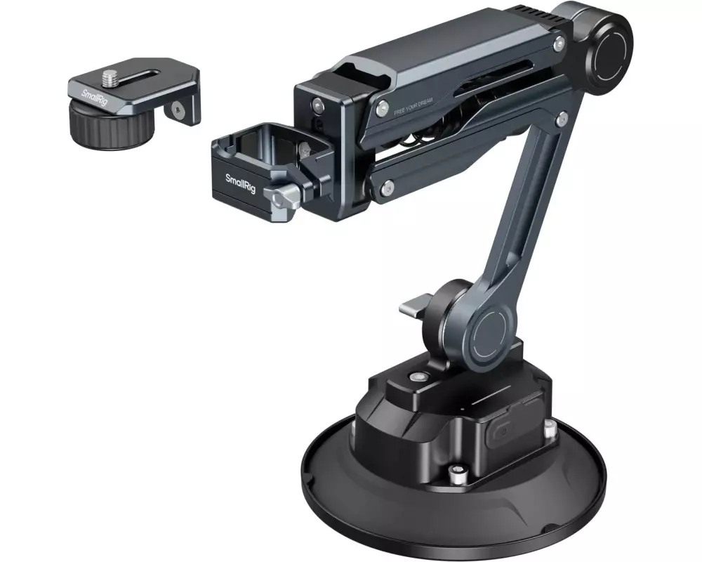 Smallrig Stossdämpferstütze mit elektrischem Saugnapf