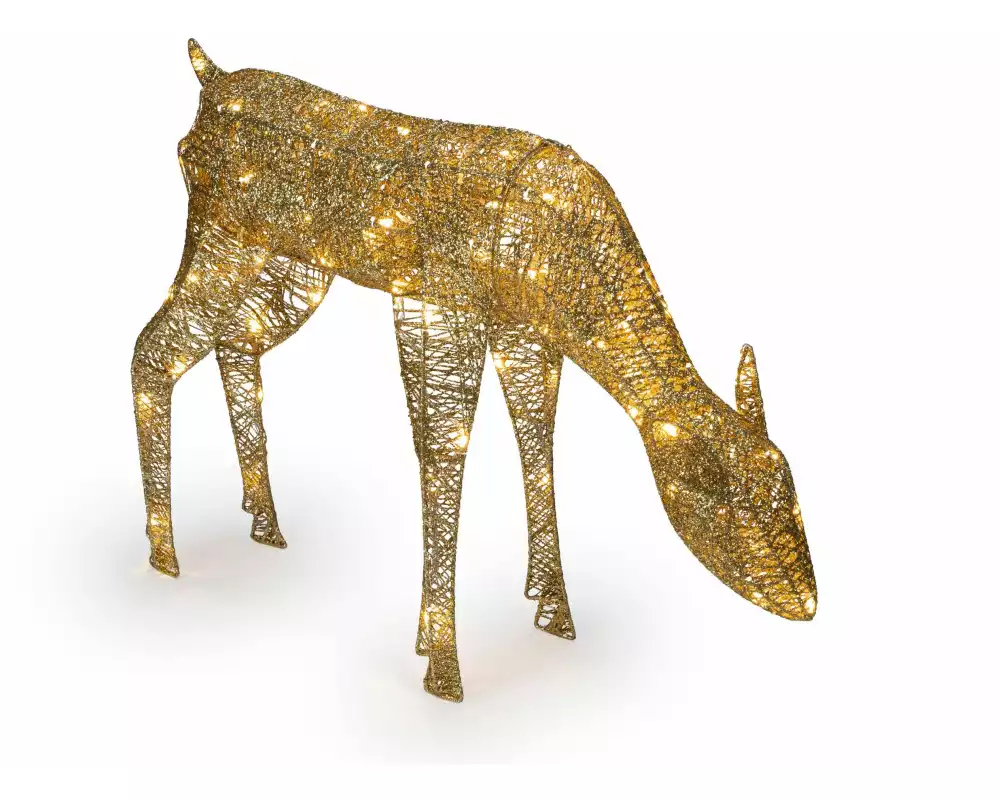 STT LED-Figur Rentier Freya, 78 cm, Gold