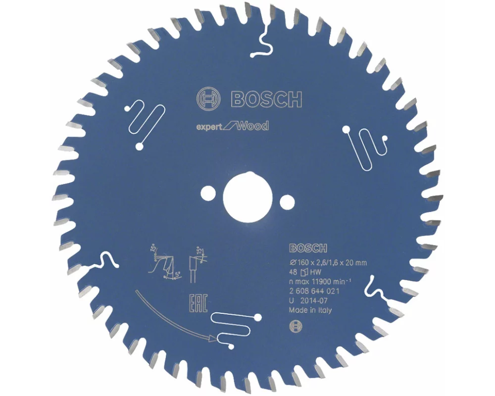 Bosch Kreissägeblatt EX WO H 160x20-48