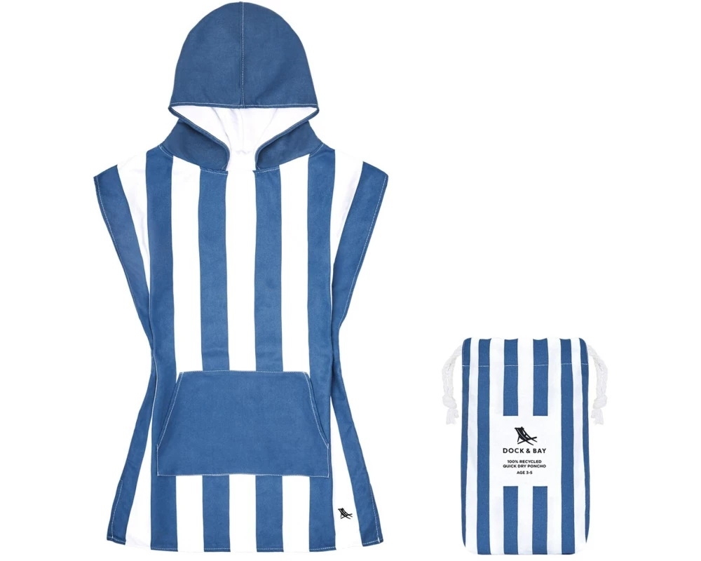 Dock & Bay Badeponcho 3-5, Blau