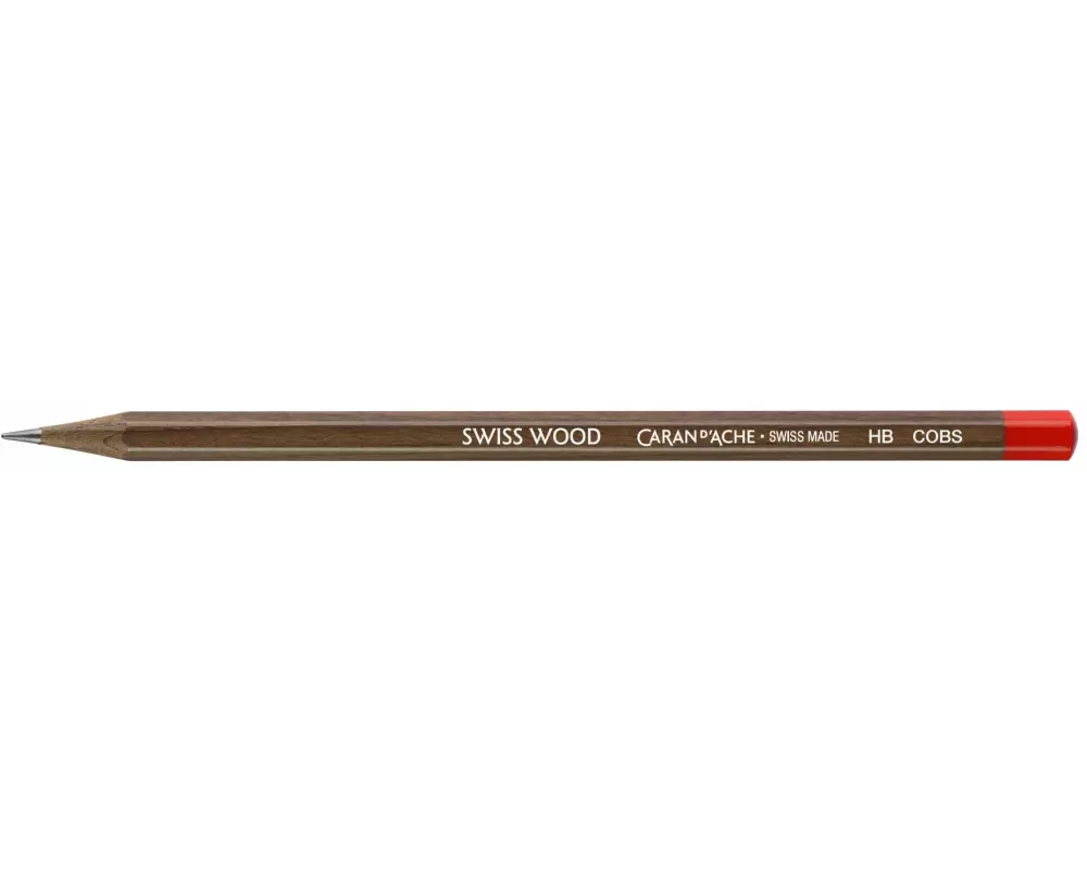 Caran d'Ache Bleistift Swiss Wood HB, Grau