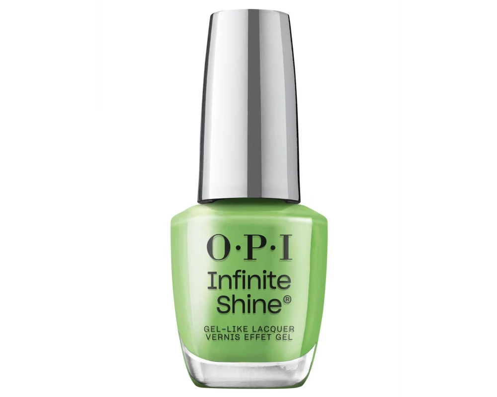 OPI Infinite Shine Make 'Em Jelly Jelly Green With Envy