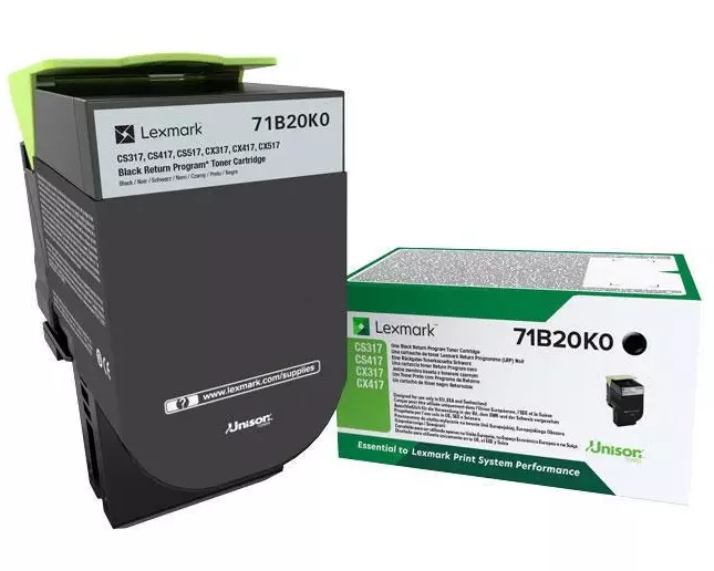 Lexmark Toner 71B20K0 Black