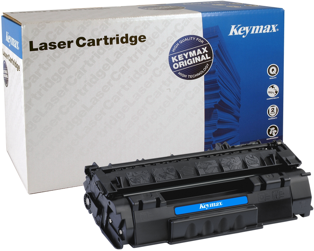 KEYMAX RMC-Toner-Modul schwarz Q5949AKEY zu HP LJ 1160/1320 2500 Seiten