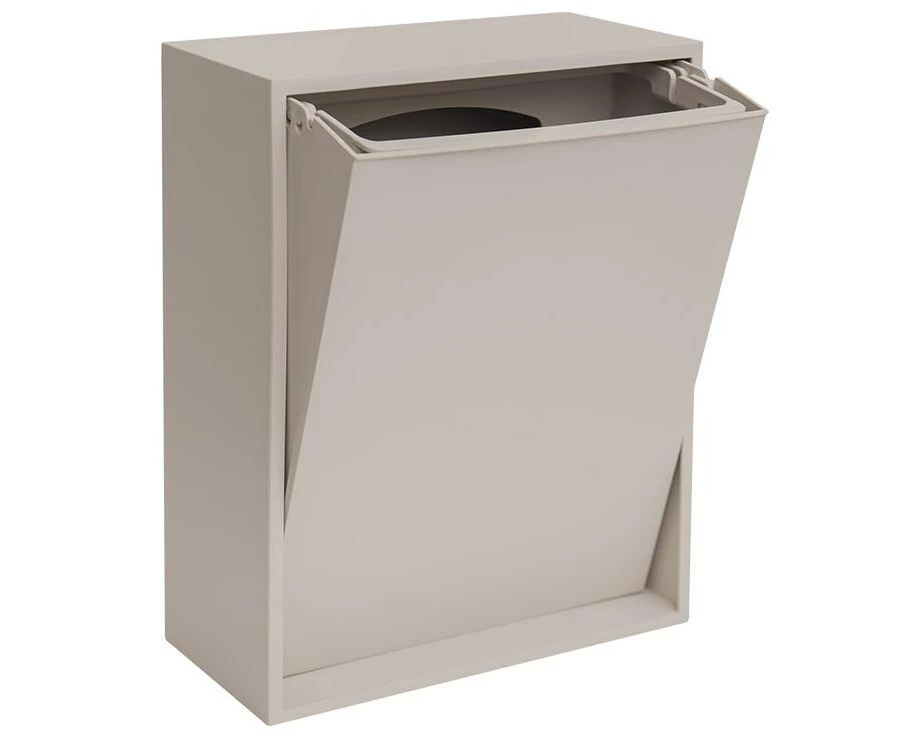 ReCollector Recyclingbehälter 12 l, Silver Cloud Grey