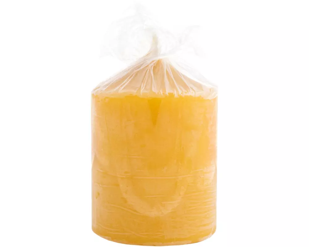 Herzog Kerzen AG Zylinderkerze aus Bienenwachs 7 x 10 cm