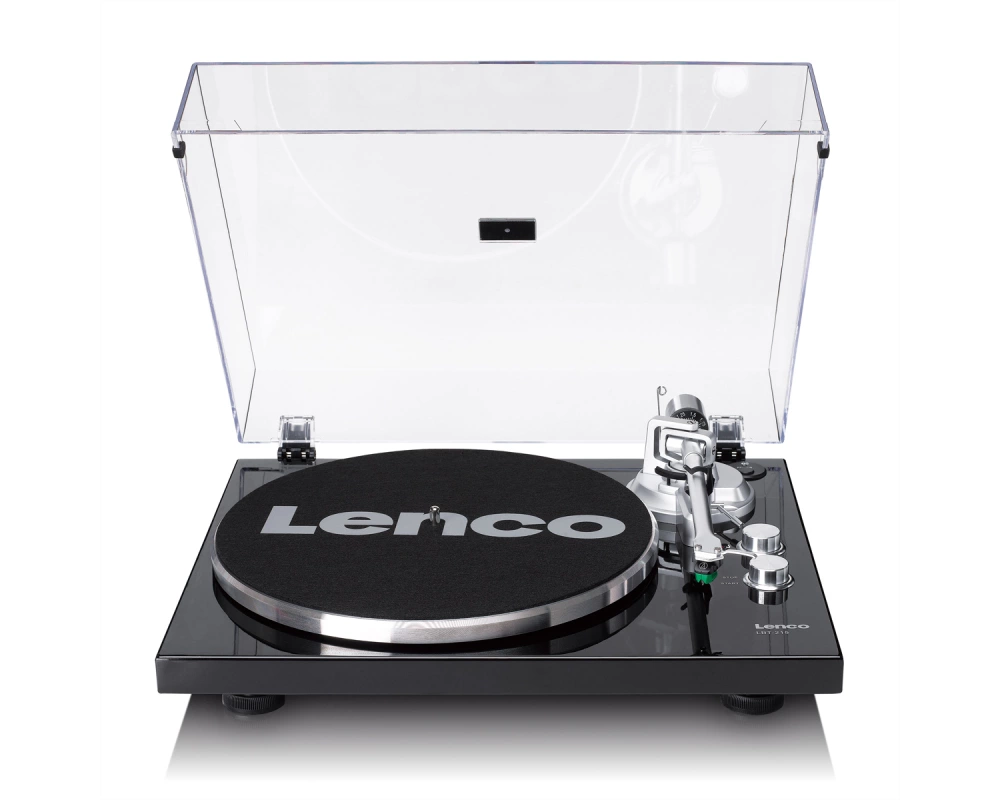 Lenco Plattenspieler LBT-215BK, MP3-Direktencoding, USB, 33U/min&45U/min