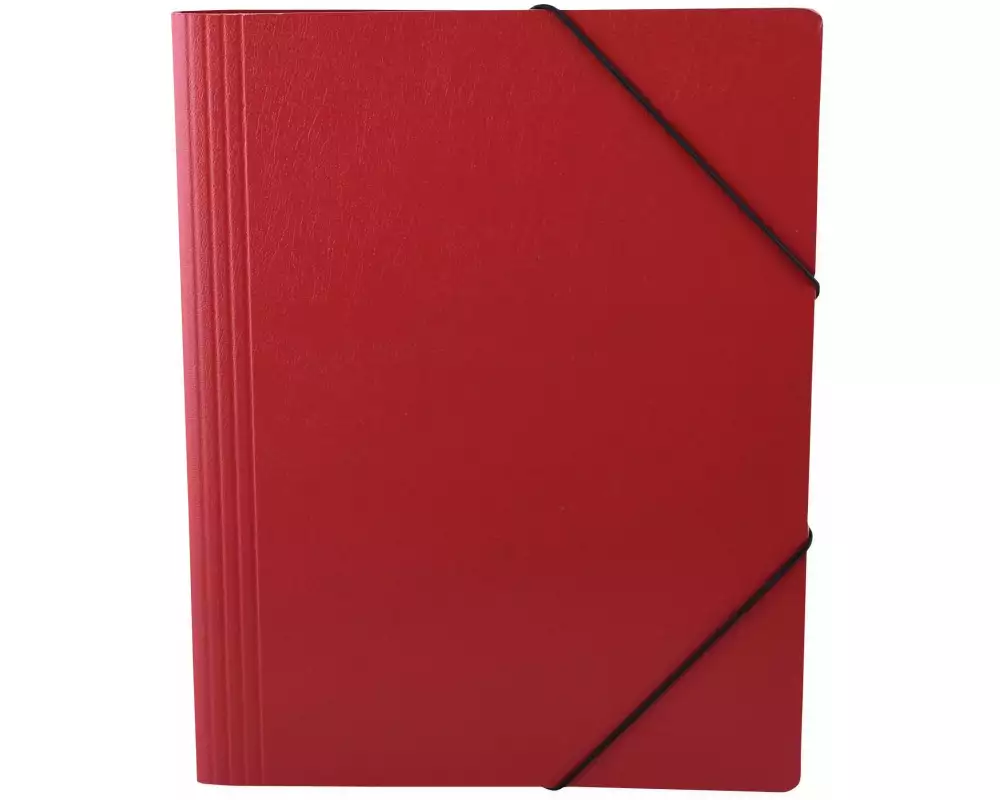 office focus Gummibandmappe A4 ohne Etikette Rot