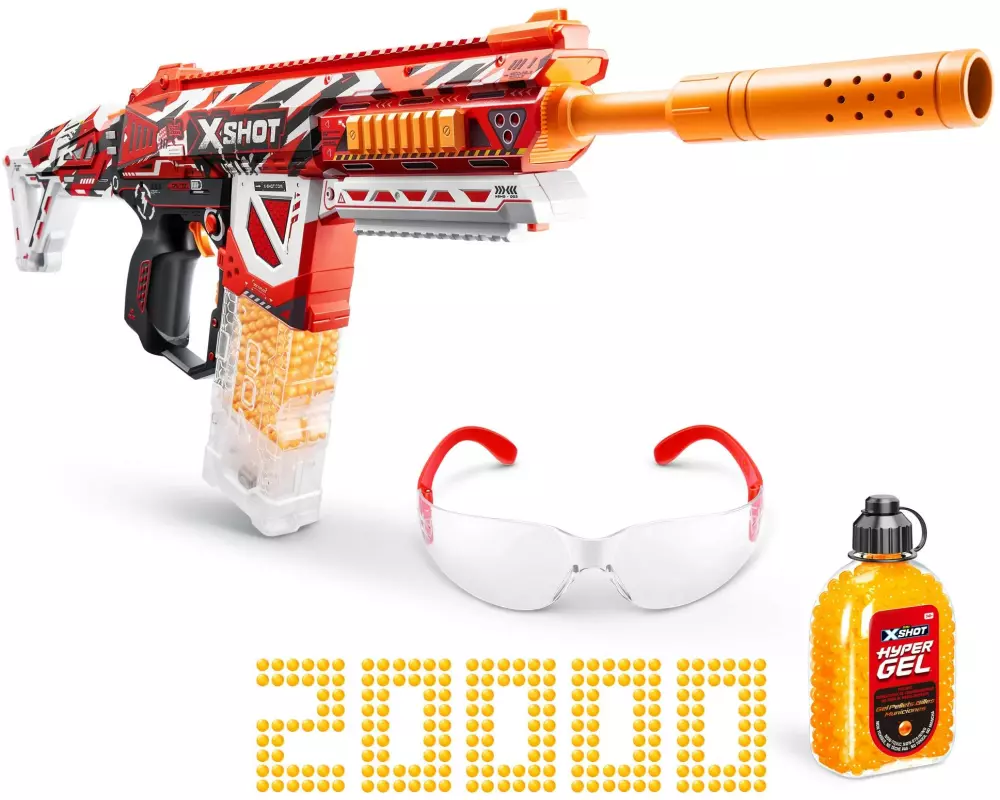 X-Shot Hyper Gel HPG-700 Blaster mit Gel-Kugeln – EN71 Series 1