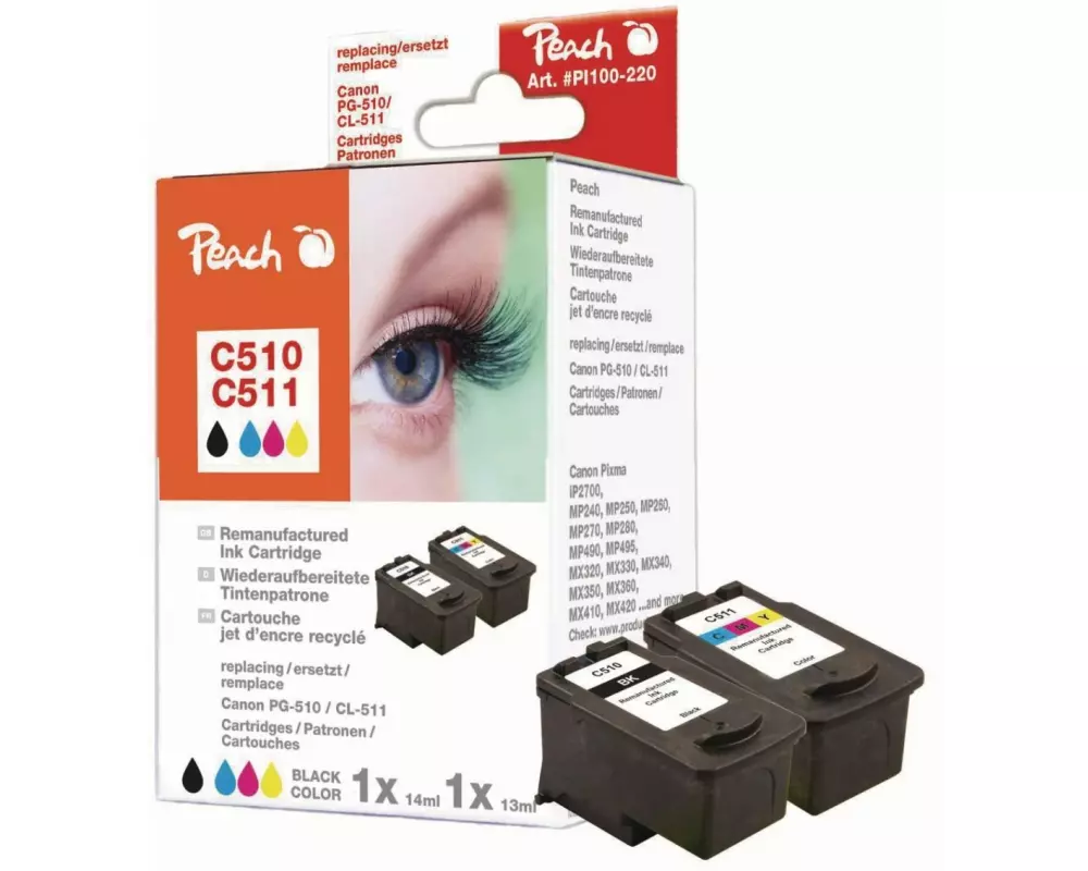Peach Druckkopf Canon PG-510 / CL-511