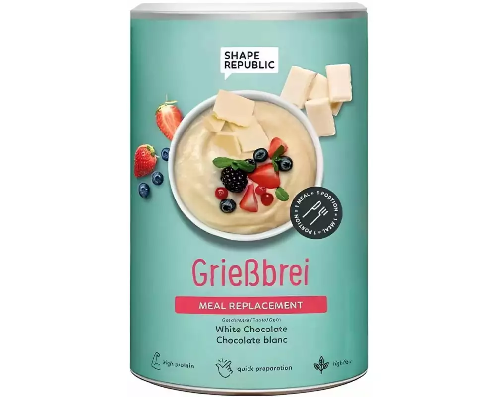 Shape Republic Griessbrei weisse Schokolade 560 g