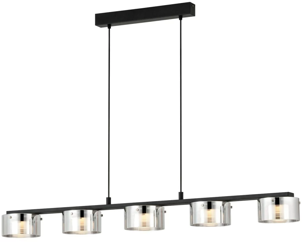 EGLO Leuchten LED-Pendelleuchte COPILLOS LED 5 x 5.4W 3000K Silber