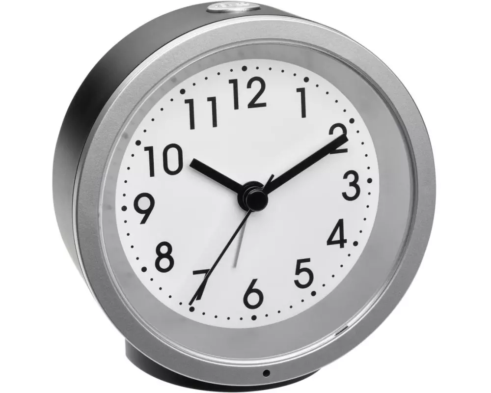 TFA Dostmann Analoger Wecker Schwarz