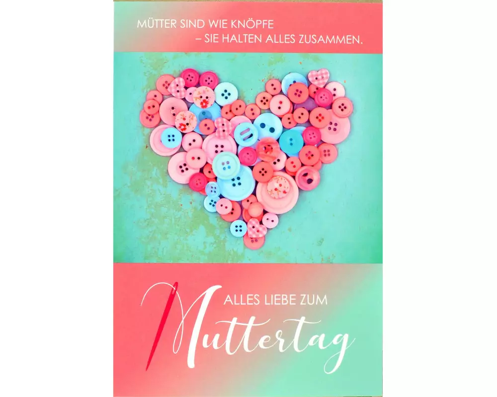 ABC Glückwunschkarte Muttertag B6