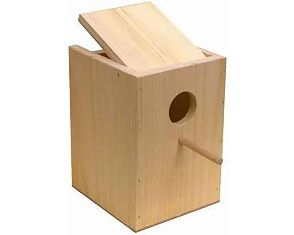BEWO Wellensittich-Nistkasten 13 x 14 cm H 19 cm