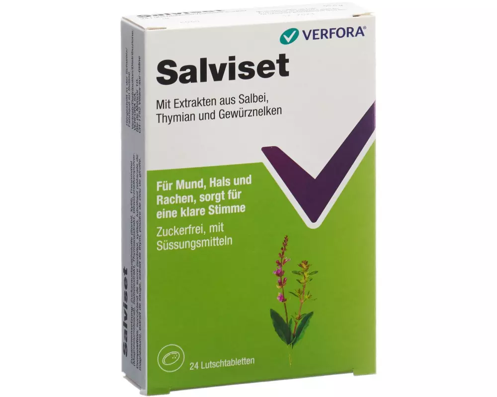 Salviset Pastillen zuckerfrei 24 Stück