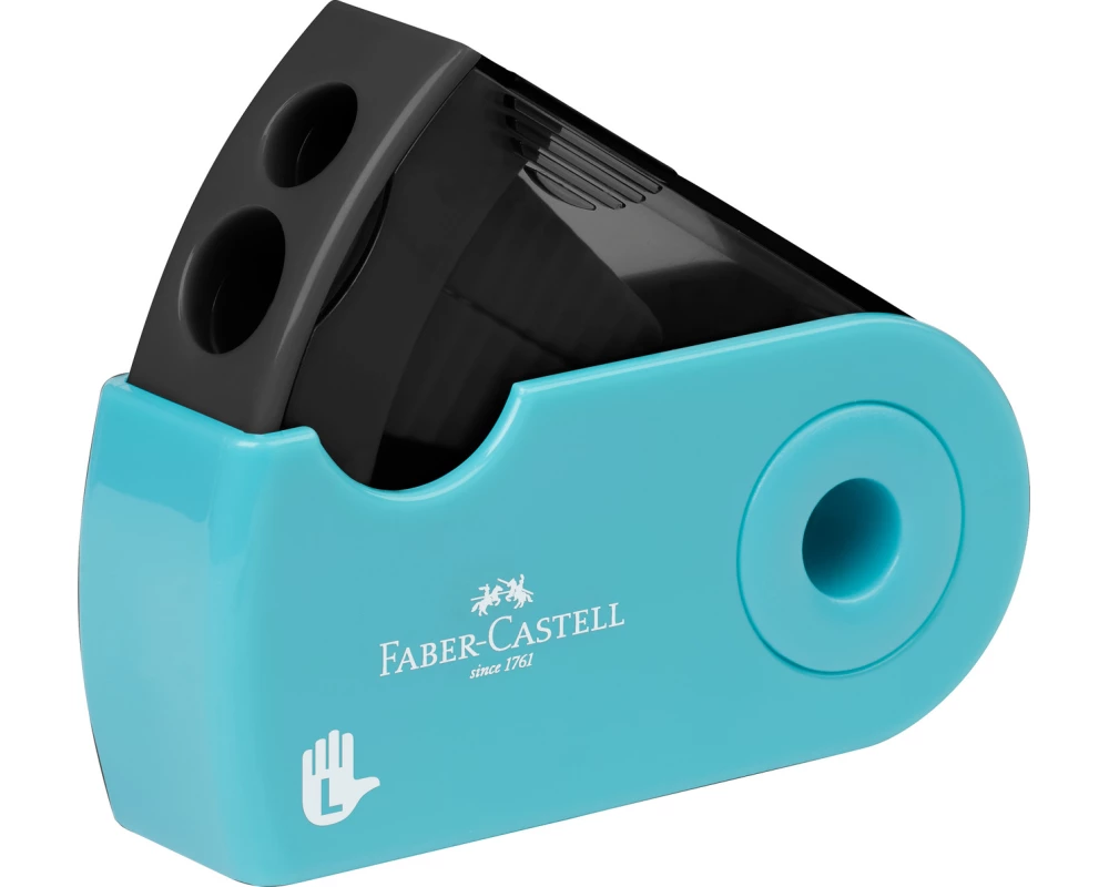 FABER-CASTELL Doppelspitzdose Sleeve 182770 türkis