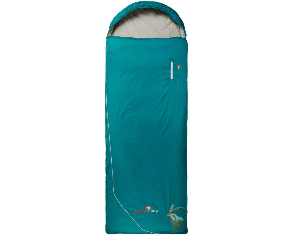Grüezi Bag Schlafsack Biopod Wolle Goas Comfort Polyester, Dark Petrol