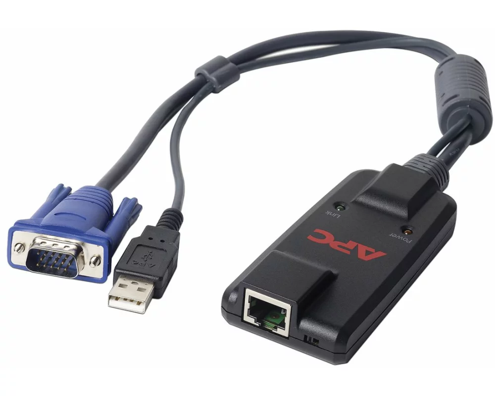 APC KVM USB Server Module with Virtual Media for VGA video USB keyboard and mouse