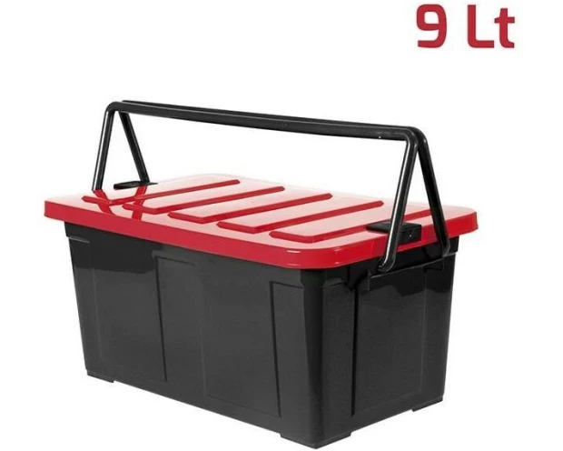 Edi Baur Transportbox Hobby Rot/Schwarz