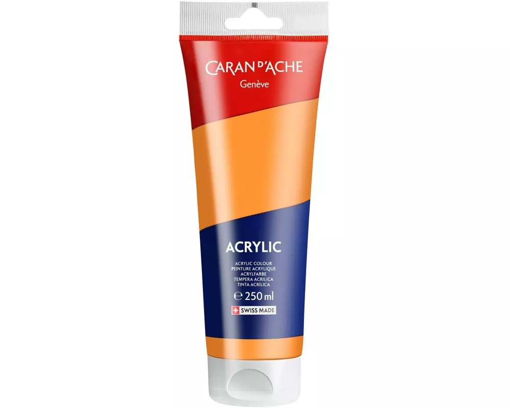 Caran d'Ache Acrylfarbe 250 ml, Orange