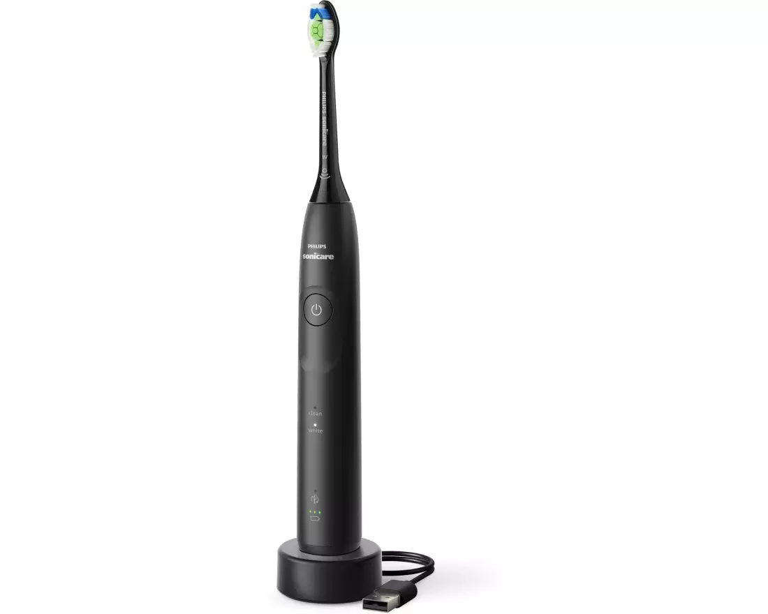 Philips Schallzahnbürste Sonicare Series 5500 HX7111/01 Schwarz
