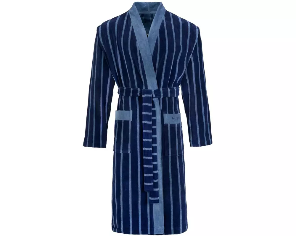 Bugatti Bademantel Antonio L, Marine Blau