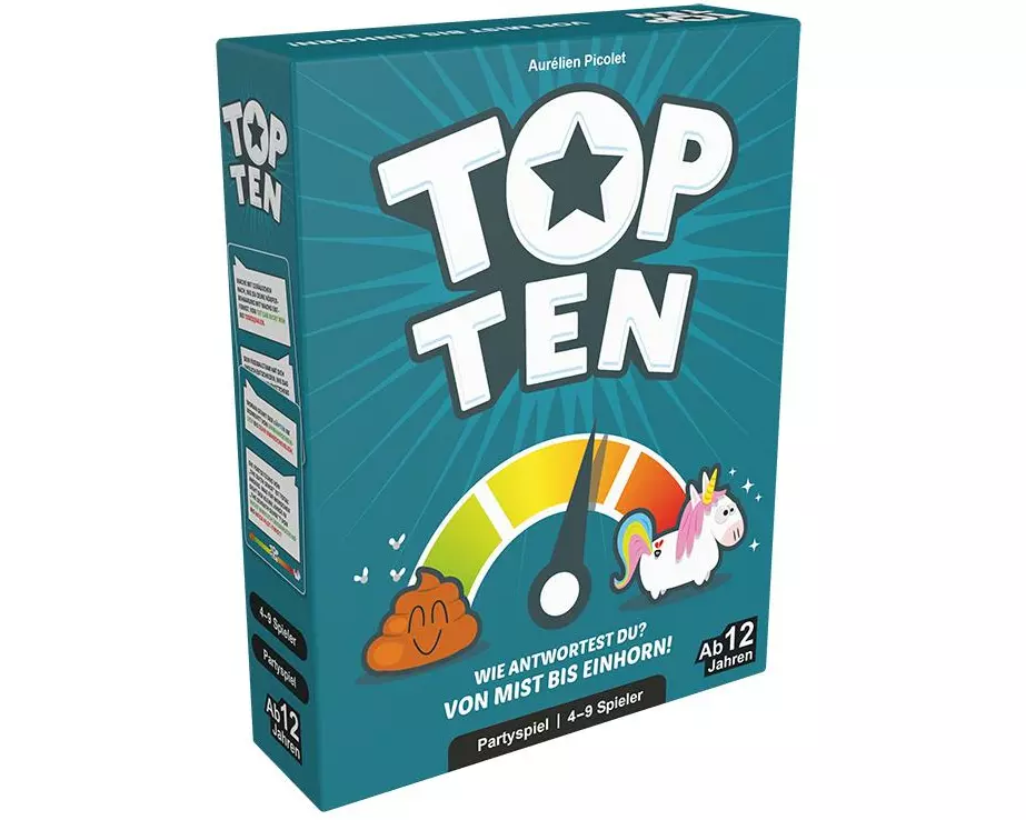 Asmodée Partyspiel Top Ten -DE-