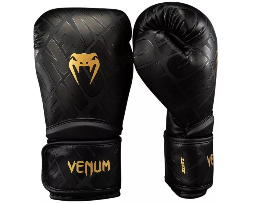 Venum Contender 1.5 XT 3D Boxing Gloves Black/ Gold 12oz