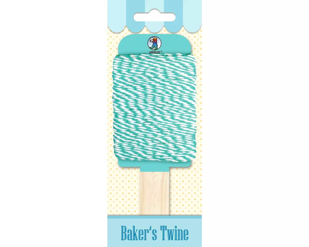 URSUS Kordelband Bakers Twine 1.1 mm x 15 m, Petrol