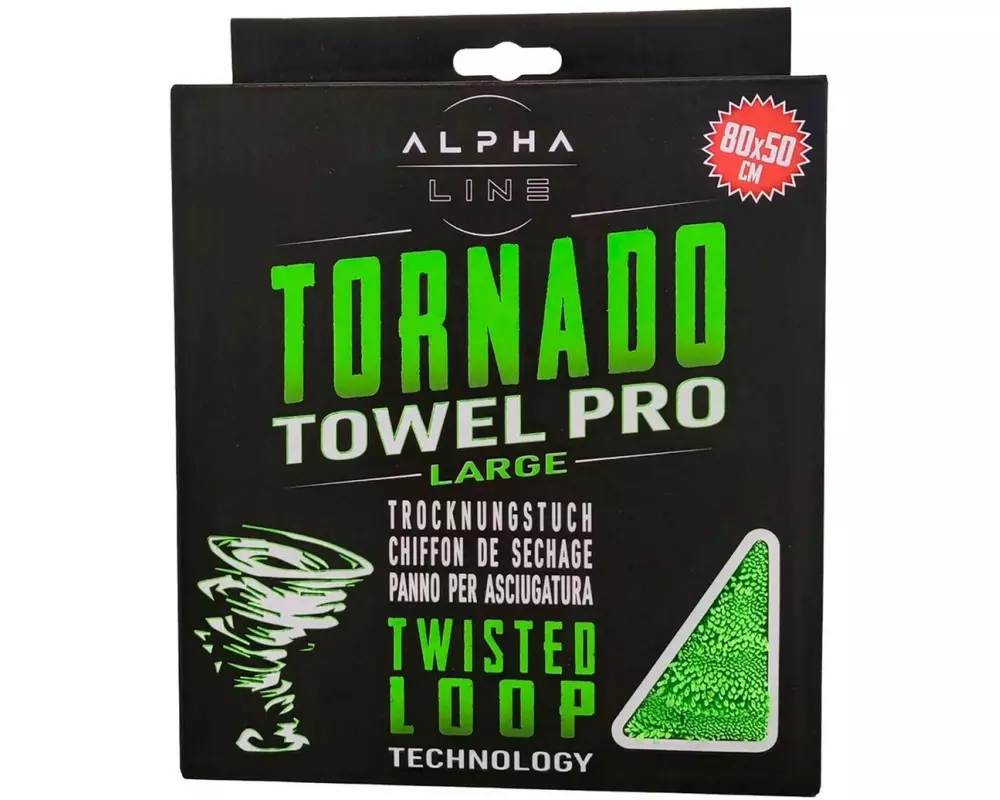 Alpha Line Trockentuch 800 GSM, Tornado Towel Pro Large, 80 cm x 50 cm