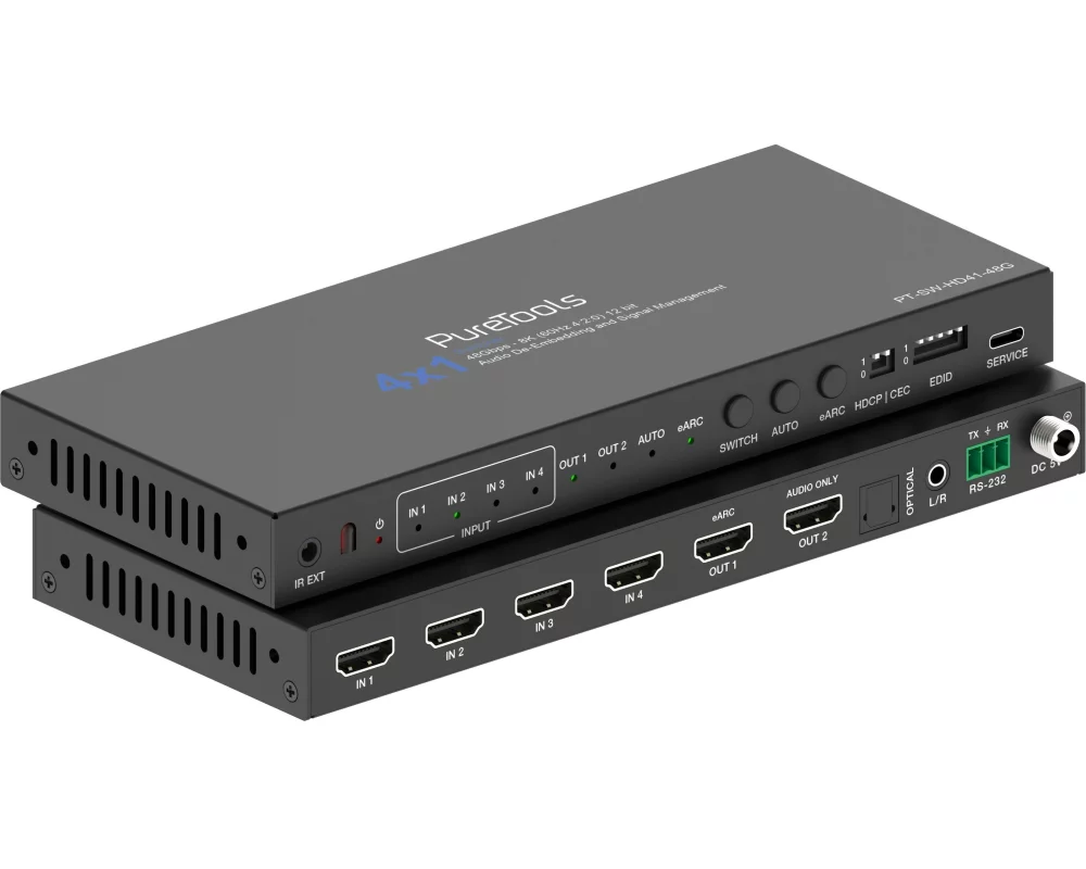 PureLink PureTools Switcher PT-SW-HD41-48G HDMI