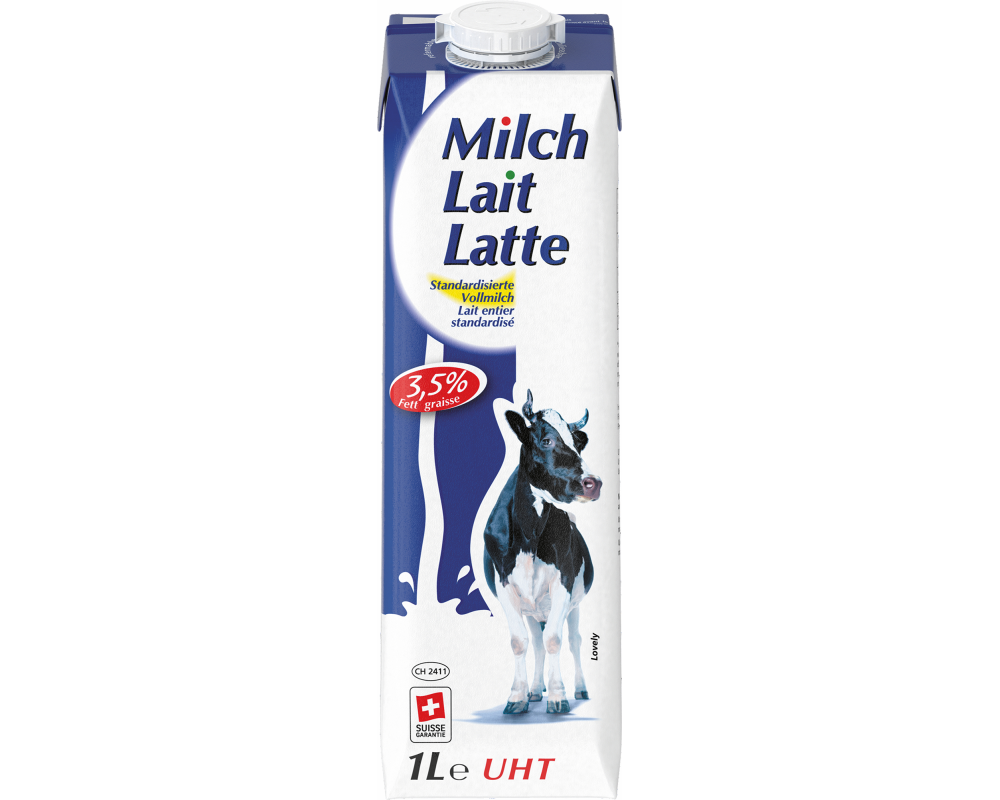 LOVELY Vollmilch 3,5%, UHT 1346626 1 l, 12 Stk.