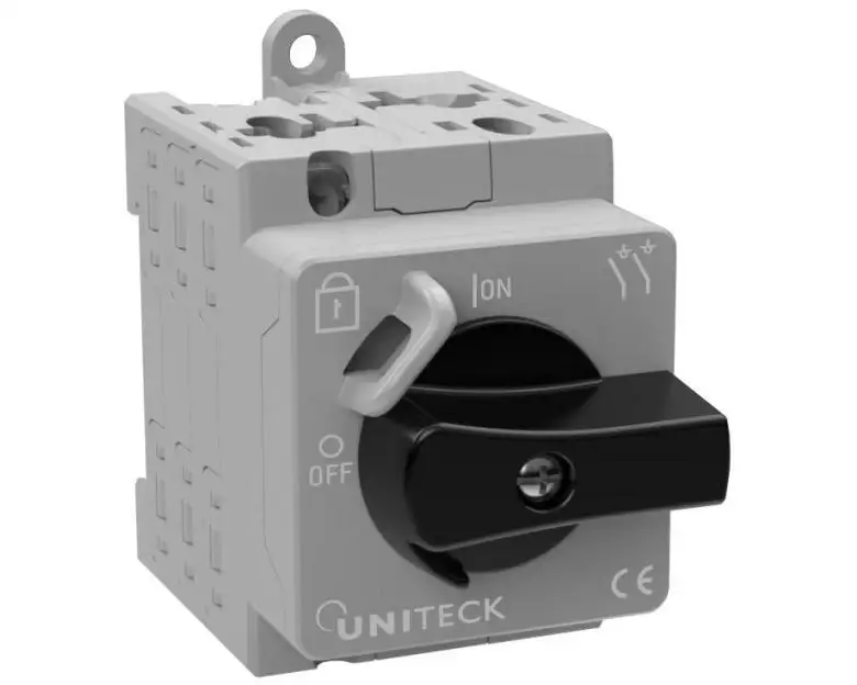 UNITECK Solarmodul-Trennschalter 32A IP20 , M10 Anschluss