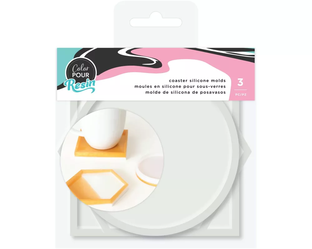 American Crafts Giessform Untersetzer, verschiedene Formen