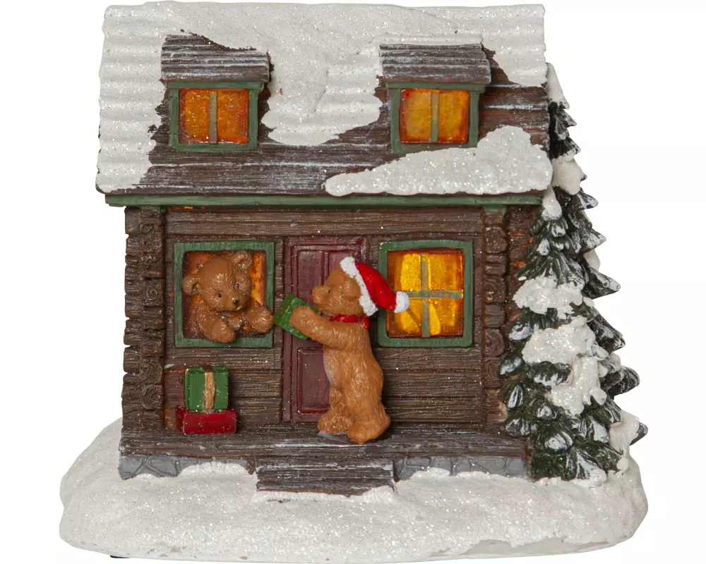 Star Trading LED-Figur Tedville, 18 x 16 cm, Mehrfarbig