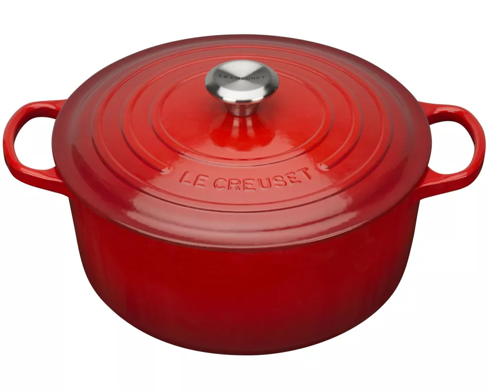 Le Creuset Bräter Signature 26 cm, Kirschrot