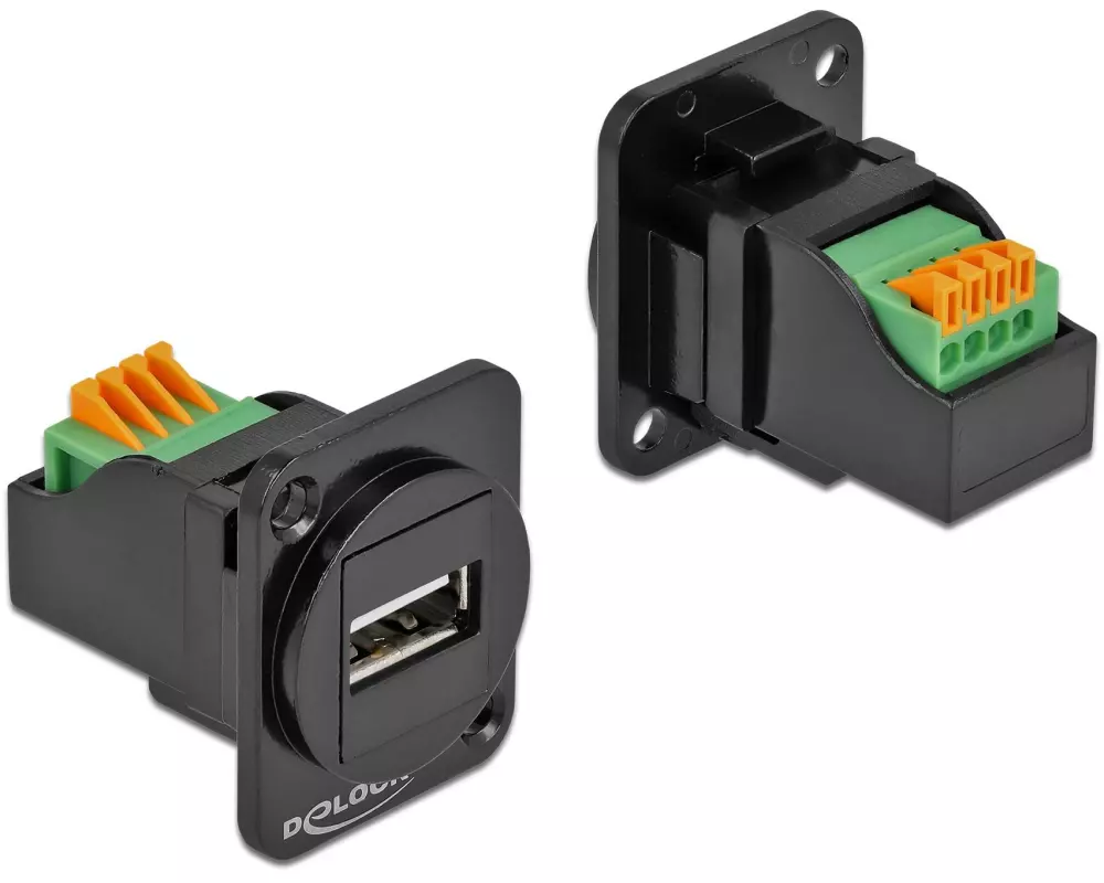 Delock D-Typ Modul Terminalblock - USB 2.0