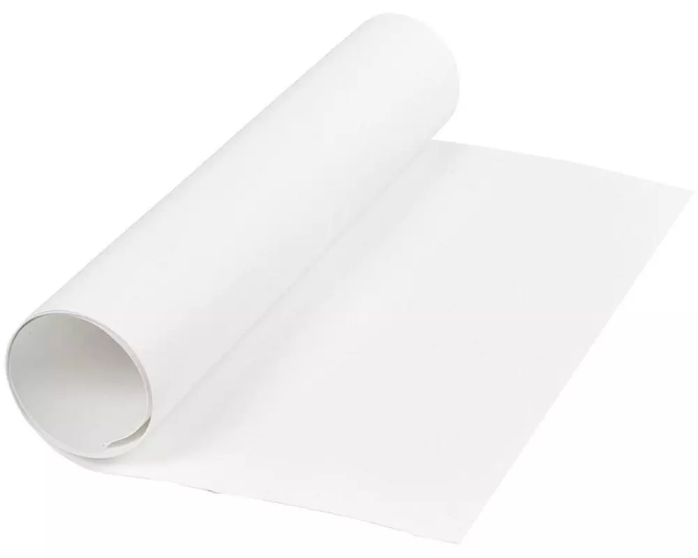 Creativ Company Lederpapier Rolle, 350 g, 1 Stück, Weiss