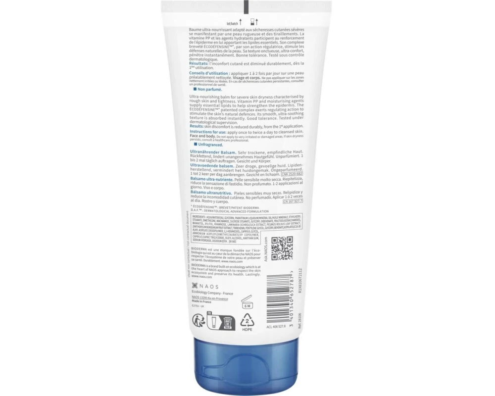 bioderma Körperpflege Atoderm PP Baume 200 ml