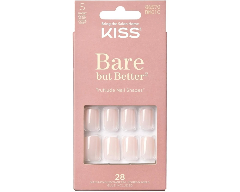 Kiss Bare but Better Nails – Nudies 28 Stück