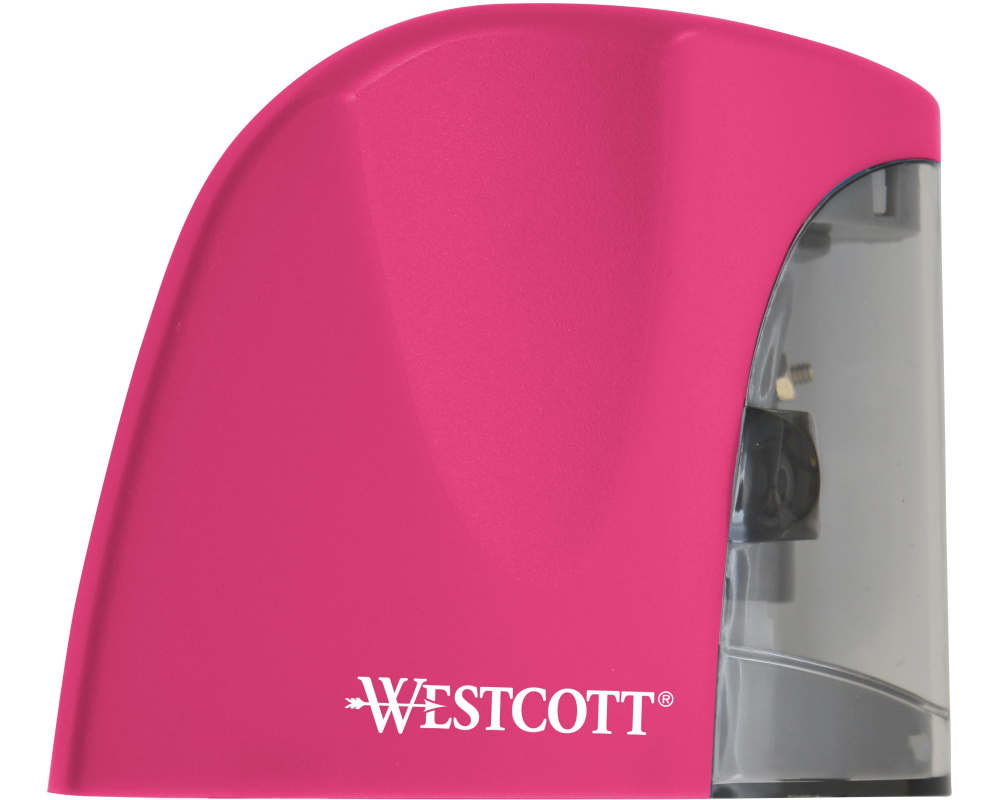 WESTCOTT Anspitzer 8mm E-5504200 pink batteriebetrieben