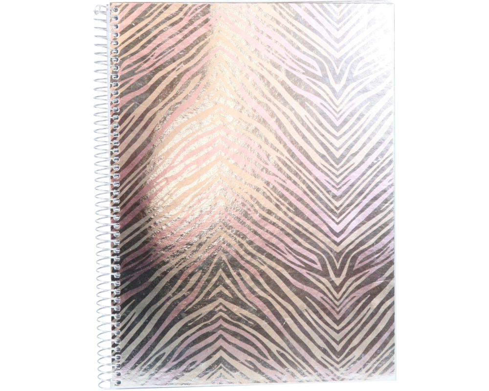 ANCOR Spiralbuch A4 Pink Zebra 112788 lines 90g 80 Bl.